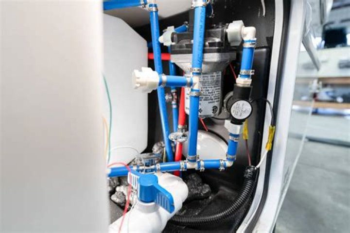 Why does my caravan water pump make a noise