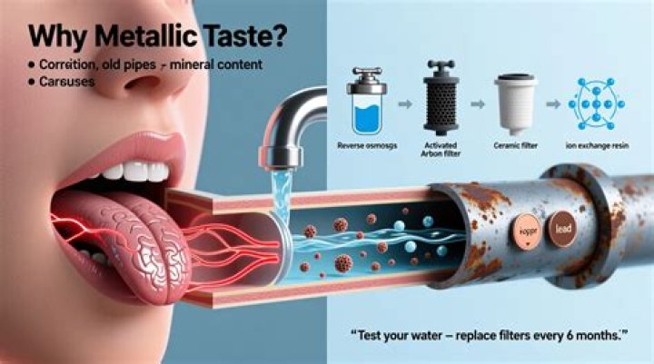 Why does my tap water taste metallic