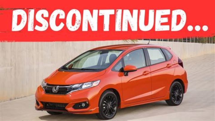 Why is Honda discontinuing the fit