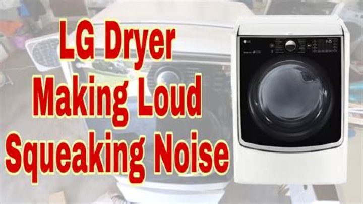 Why is my dryer making a squeaking sound