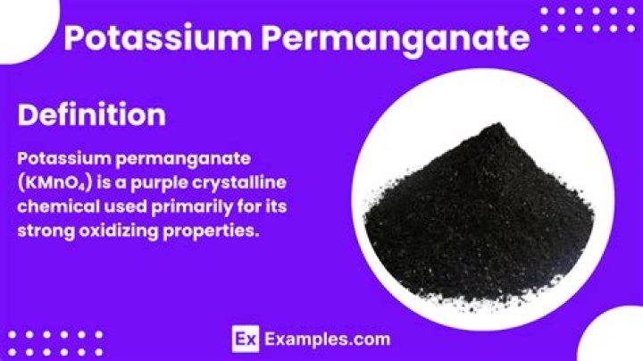 Why is potassium permanganate purple in Colour
