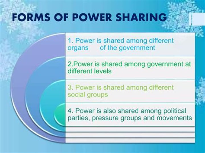 Why is power sharing good for democracy give any five arguments