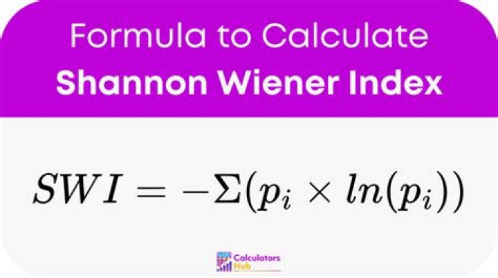 Why is the Shannon-Wiener index useful