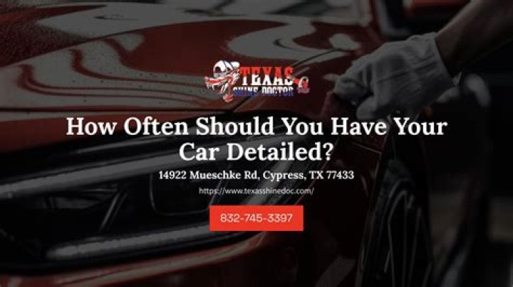Why should you have your car detailed