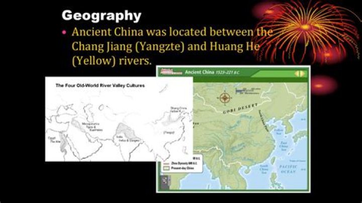 Why was China isolated from other civilizations because of its geography
