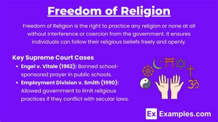 Why was freedom of religion created