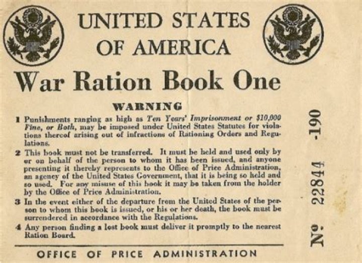 Why was gas rationed in WWII