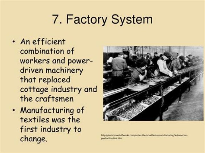 Why was the factory system important