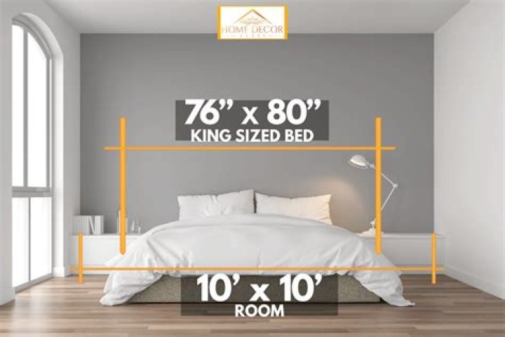 Will a king size bed fit in a 12×10 room