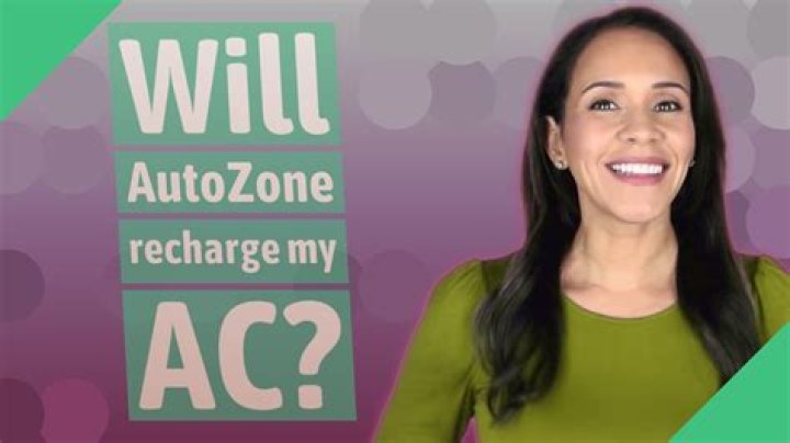 Will AutoZone recharge my AC